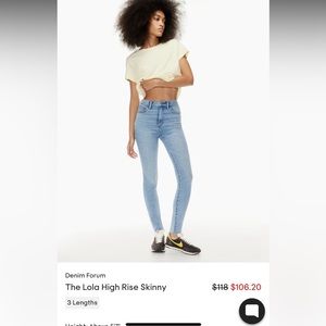 Denim forum skinny jeans